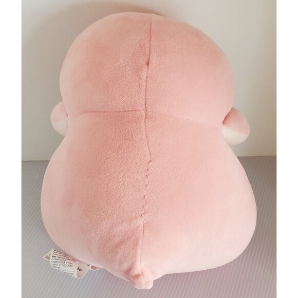 Rare Miniso Life Pink Penguin W/ Doughnut Plush 13” Kawaii Pendy Stuffed Animal - Picture 6 of 11